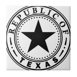 Texas (republiken av Texas förseglar), Kakelplatta
