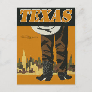 TEXAS Resepostkort Vykort