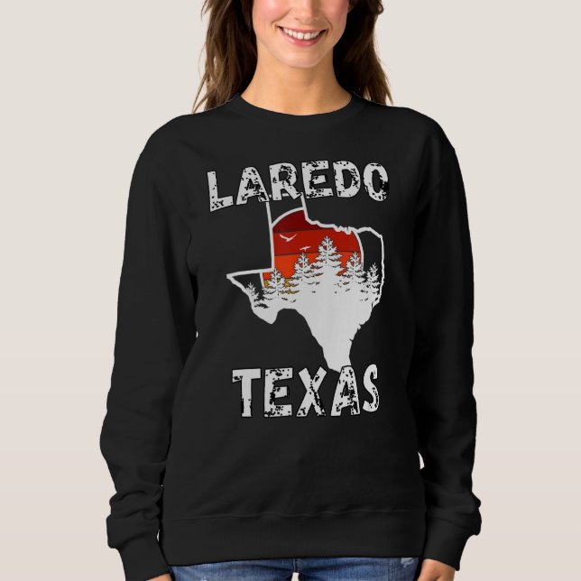 Texas Retro Laredo Texas Souvenirs 1 T Shirt (Framsida)