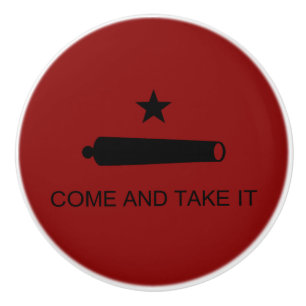 Texas Revolution Flagga, Texians Militia 1835 Knopp