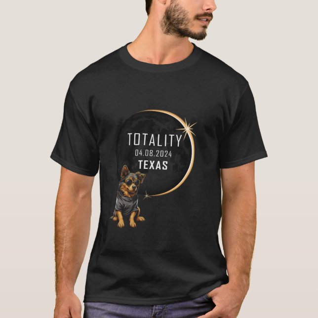 TEXAS Rolig hund solfångarglas T 2024 T Shirt (Framsida)