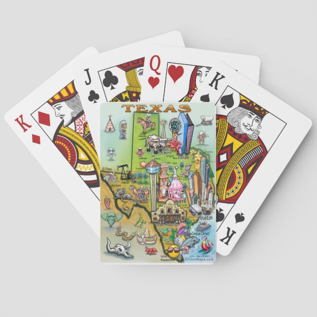 Texas Roligt Karta Casinokort (Baksidan)