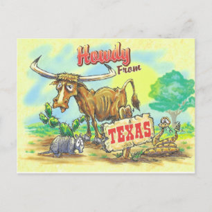 Texas Roligt Vykort
