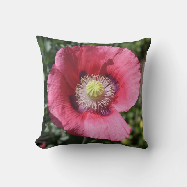 Texas Rosa Skullcap Pillow Kudde (Framsida)