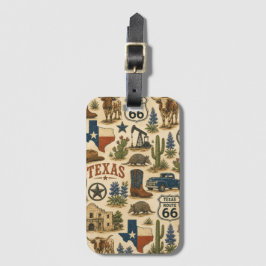 Texas Route 66 Bagage Trail Bagagebricka