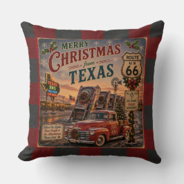 Texas Route 66 Christmas Roadhouse Kudde