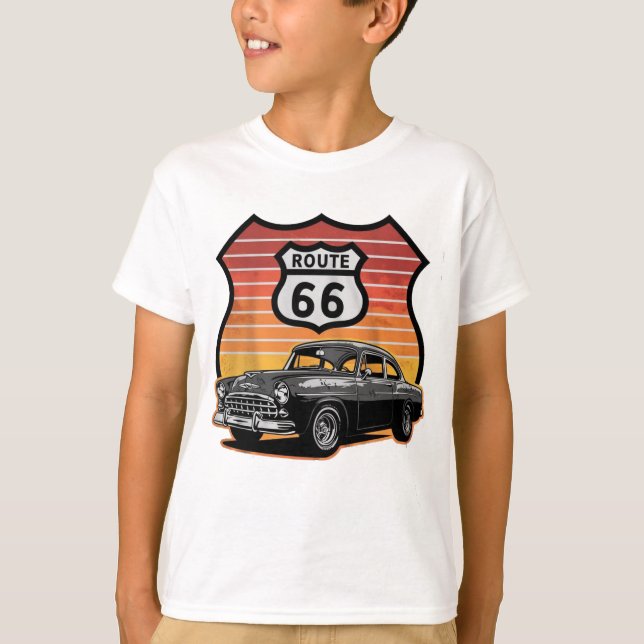 Texas Route 66 Festival Shirt T Shirt (Framsida)