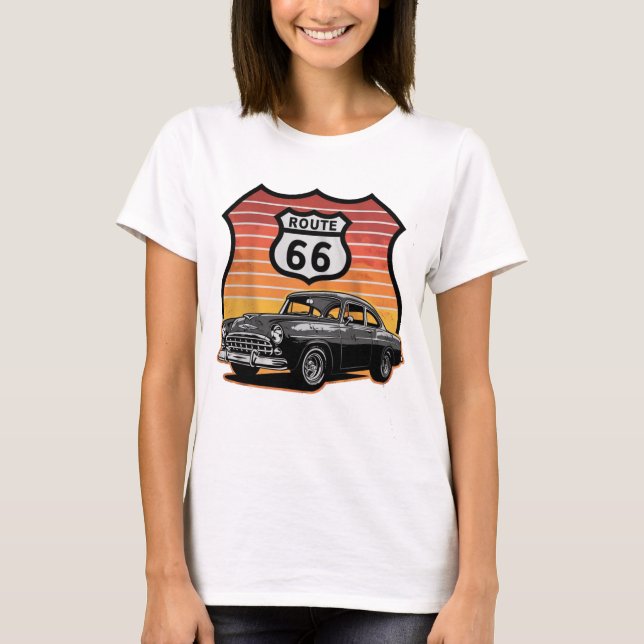 Texas Route 66 Festival Shirt, Texas Route 66 Fest T Shirt (Framsida)