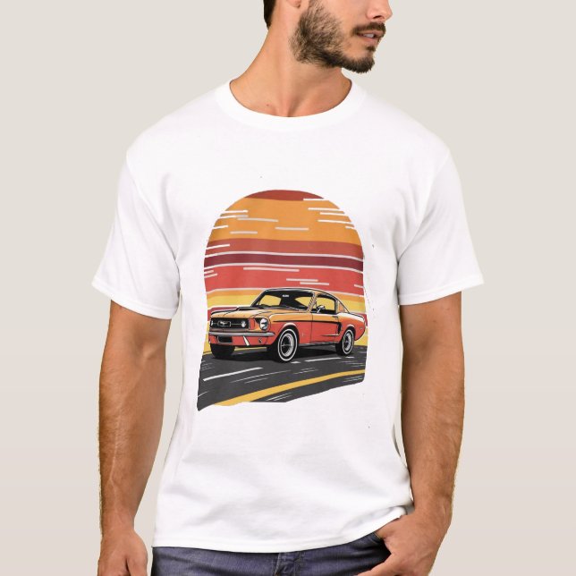 Texas Route 66 Festival tShirt T Shirt (Framsida)