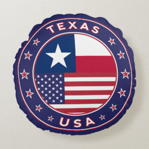 Texas Rund Kudde