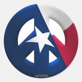 Texas Runt Klistermärke