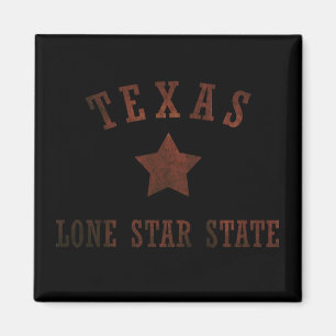 texas rustik vild westerna stil mönster magnet