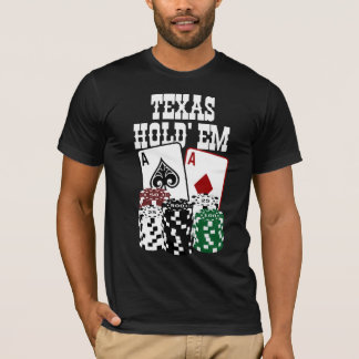 Texas rymmer dem - två ess och chiper t-shirt