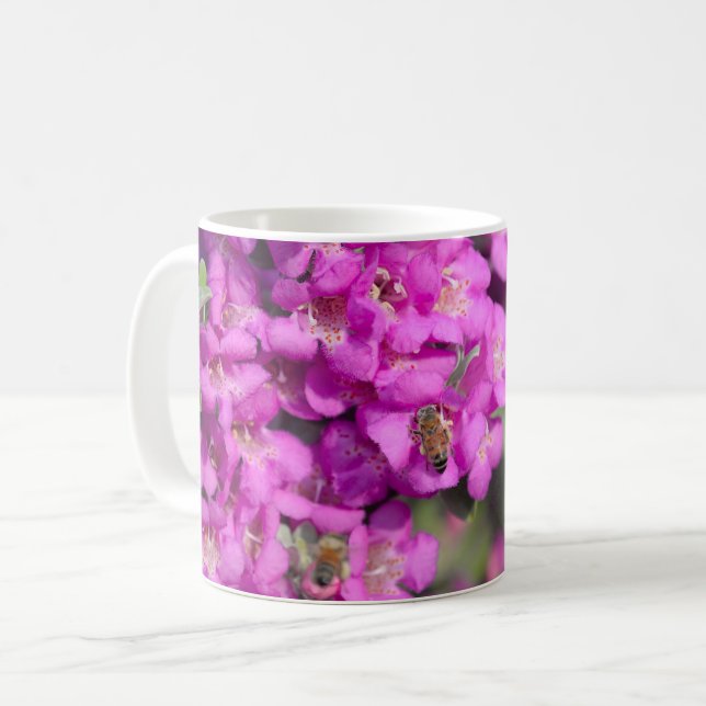 Texas Sage Blommigt Mugg (Framsida vänster)