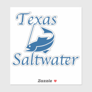 Texas Saltvatten Klistermärken