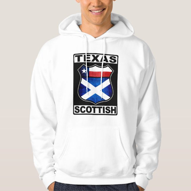 Texas Scottish American Tröja Med Luva (Framsida)