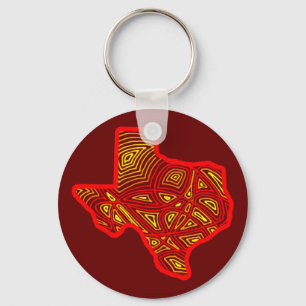Texas Scribbleprint Nyckelring