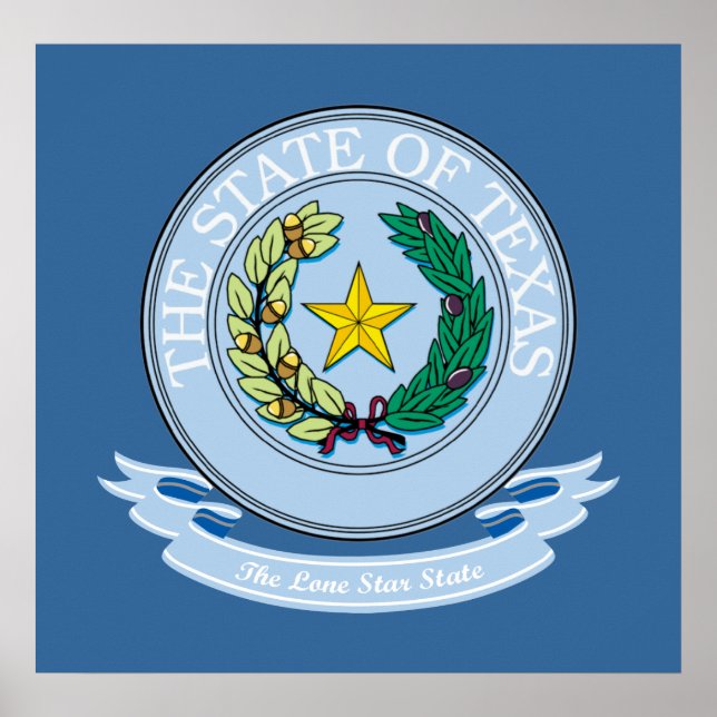 Texas Seal Poster (Framsidan)