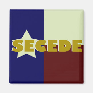 Texas SECEDE Squmagnet Magnet