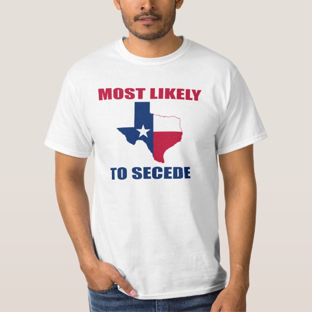 Texas Secession T-shirt (Framsida)