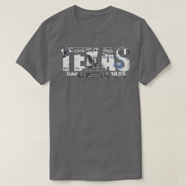 Texas sedan 29 Dec1845 T Shirt (Design framsida)