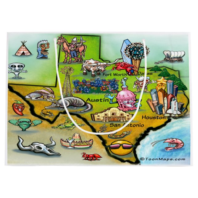 Texas serieskt kart (Framsidan)