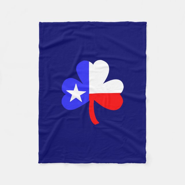 Texas Shamrock Fleecefilt (Framsidan)