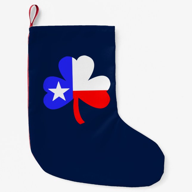 Texas Shamrock Liten Julstrumpa (Framsidan)