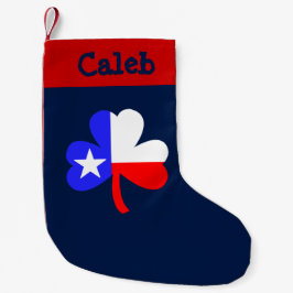 Texas Shamrock Liten Julstrumpa