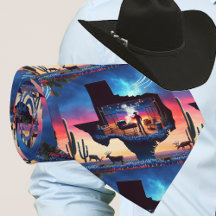 Texas Shape BBQ Pit Cowboy Hjort Sunset
