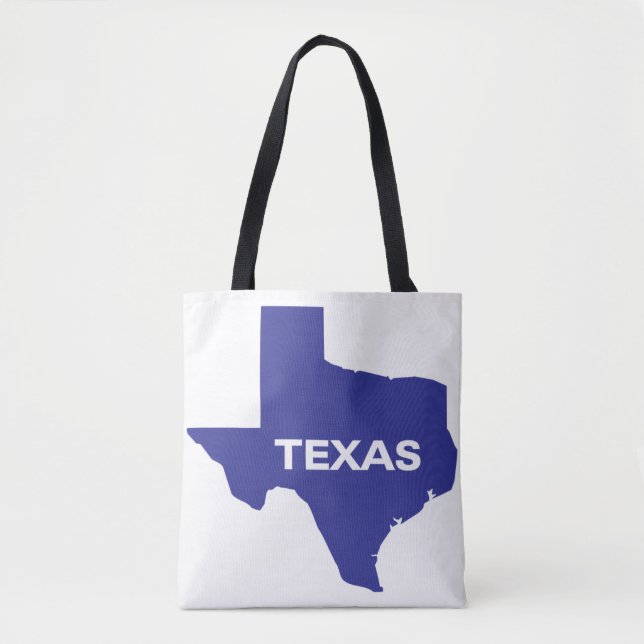 Texas silhouette tobag tygkasse (Framsida)