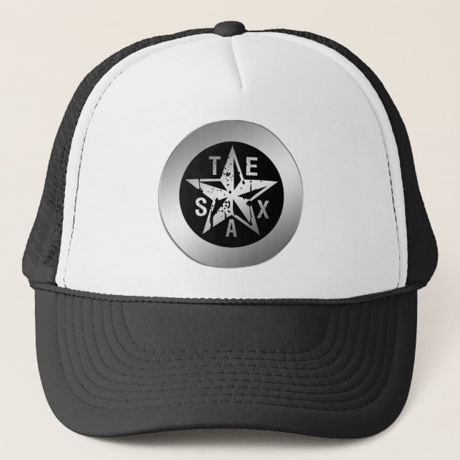 TEXAS SILVERSTJÄRNA TRUCKERKEPS (Framsida)