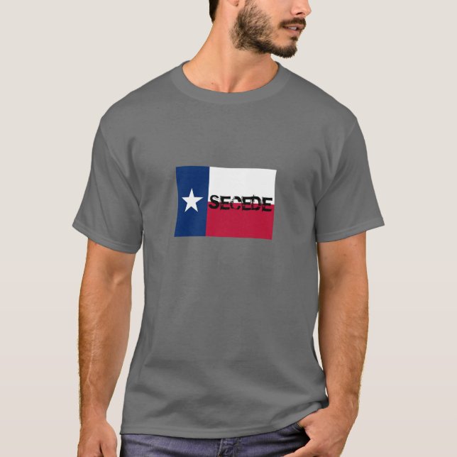 Texas självständighet - Conrad flagga Tee Shirt (Framsida)