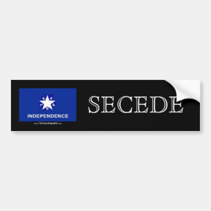 Texas självständighet - UTTRÄDA UR Bildekal