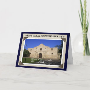 Texas självständighetDag- Alamo med Kort