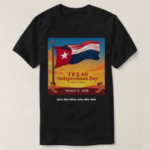 Texas självständighetsdag 2 mars 1836 Flagga