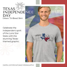 Texas självständighetsdag Unisex Tri-Blend T-shirt