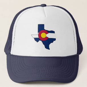Texas skisserar den Colorado flaggatruckerkepsen Keps