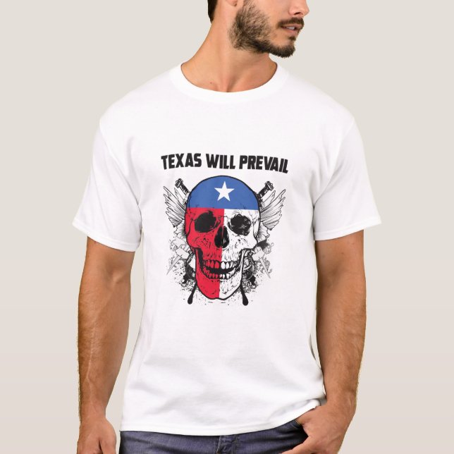 Texas-skjorta T Shirt (Framsida)