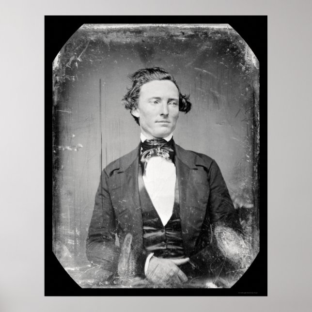 Texas Skogsvaktare Kapten Walker Daguerreotype 184 Poster (Framsidan)