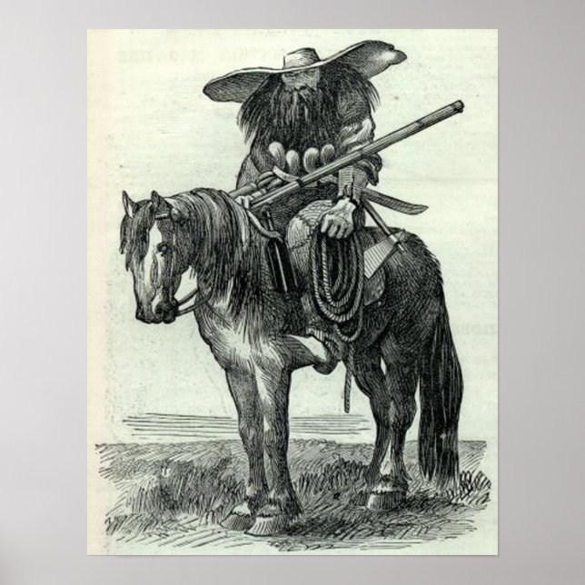 Texas Skogsvaktare Print Poster (Framsidan)