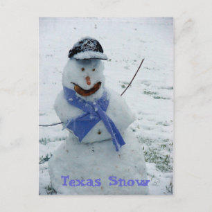 Texas Snö Vykort