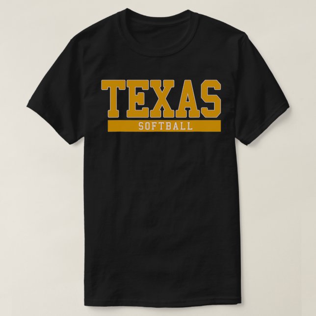 Texas Softball Classic TShirt T Shirt (Design framsida)