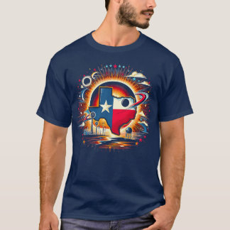 Texas Solar Eclipse 2024 Starry Natt Solar Eclips T Shirt