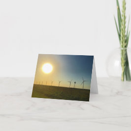 texas solnedgångnotecard kort