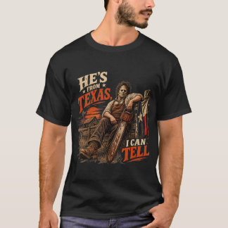Texas springar djupt, Motorsågskräck Halloween T Shirt