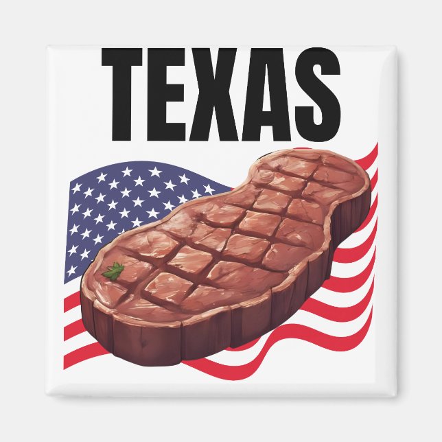 Texas Square Magnet (Framsidan)