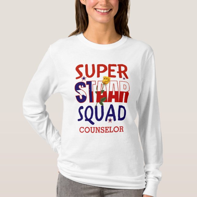 Texas STAAR Testdagsgänget RÅDGIVARE T Shirt (Framsida)