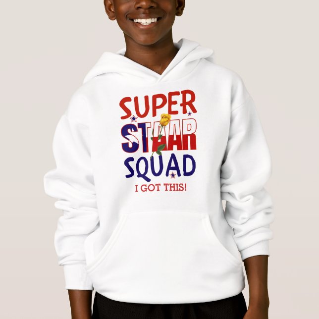 Texas STAAR Testdagssquadet Jag klarar det här T Shirt (Framsida)