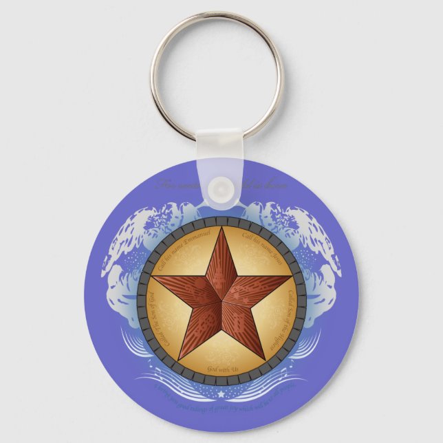 Texas Star Keychain Nyckelring (Framsida)